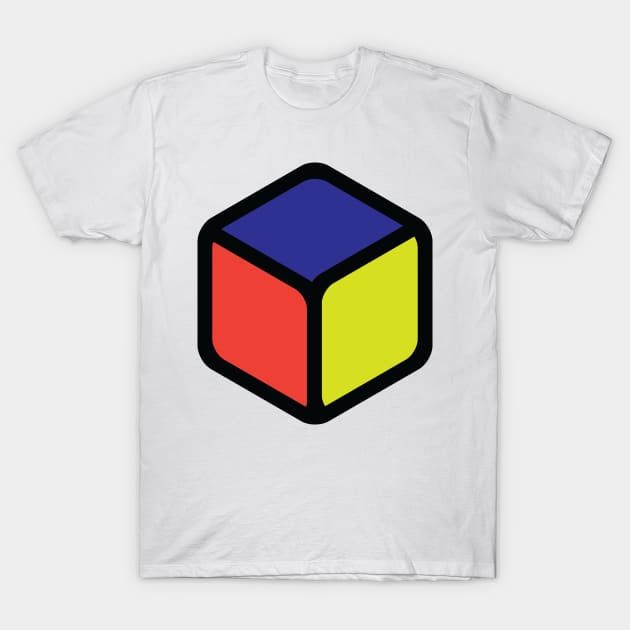 Cube Muted Tones T-Shirt by DankSpaghetti